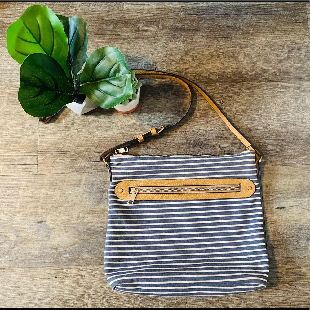 Striped Crossbody Purse